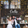 Couple célébrant un événement sous le logo Cactus, créateur d’événements.